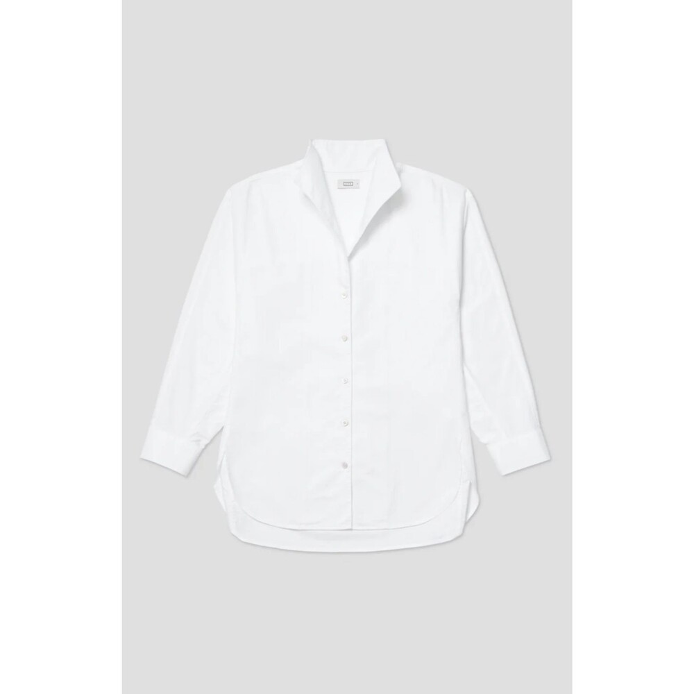 AYR The Tate Button Down Shirt Women’s Size Medium Oxford White - Picture 3 of 5